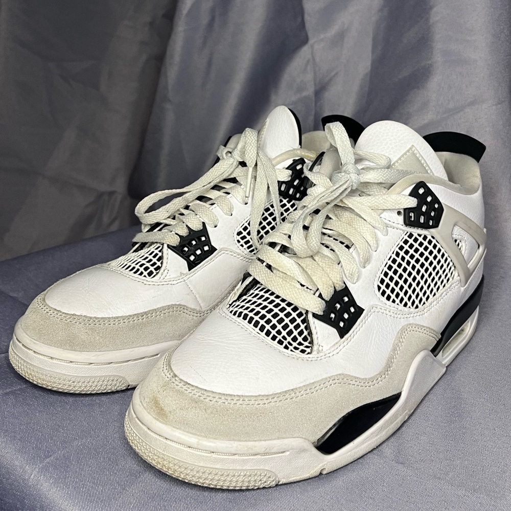 Military black Jordan 4’s